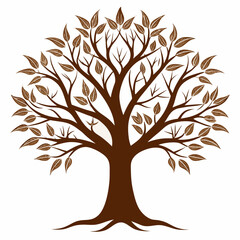 Obraz premium vector tree silhouette