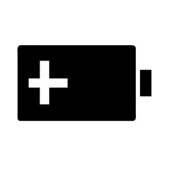 Fototapeta premium Battery one icon vector illustration