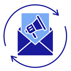 Email Automation  Icon Element For Design
