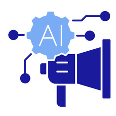 Ai In Marketing  Icon Element For Design
