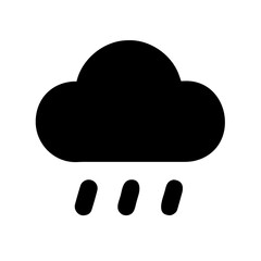Cloud drizzle icon vector illustration