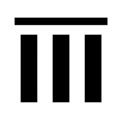 Columns icon vector illustration