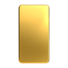 Luxurious gold bar with brushed texture, representing wealth, investment, and prosperity, perfect for finance