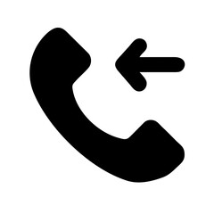 Phone outgoing icon vector illustration