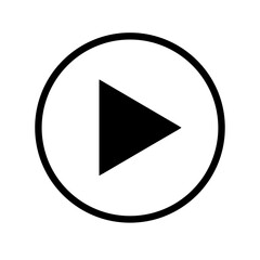 Play circle icon vector illustration