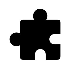 Puzzle alternative icon vector illustration
