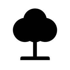 Tree alternative icon vector illustration