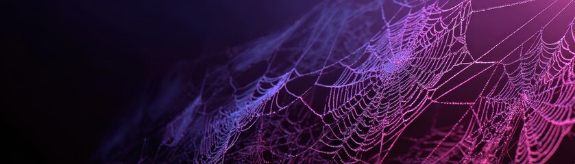 Captivating spider web design abstract background digital art creative environment close-up view nature concept