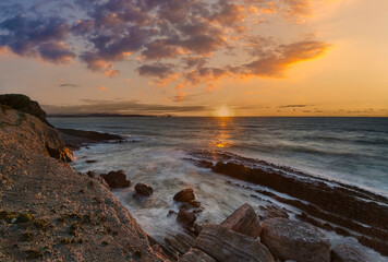 Golden Hour on a Cantabrian Rocky Cove