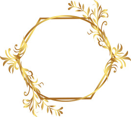 golden laurel wreath	
