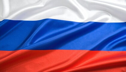 Russian flag with horizontal white, blue, and red stripes—evoking unity, strength, and national pride through simplicity, cultural depth, and historical continuity.