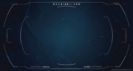 Vintage-style topographic map with elevation contour lines and terrain shading. text banner. Ideal for backgrounds, geographic design, infographics, and educational or outdoor projects.