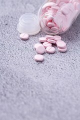 Variety of medicines and drugs.Medicine and healthcare concept.Variety of medicines and...