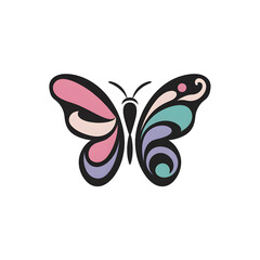 Obraz premium Butterfly logo.....version 4.....use for graphice work etc..