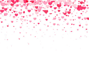Pink hearts background for Valentines Day 2812