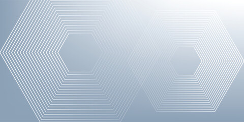 White abstract background with dynamic wavy hexagon texture. suitable for wallpaper art simple design