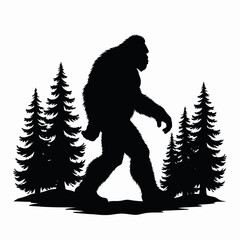 Fototapeta premium Vector illustration of a pine tree