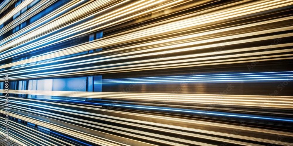 Poster abstract light trails background motion blur effect for futuristic technology design