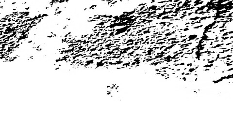 Distress urban overlay spotted concrete grain surface grainy noise rust wall grunge black splatter and white background. damaged chalk crack rough ink wall texture.	
