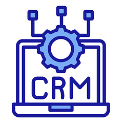 Crm Integration  Icon Element For Design
