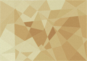 abstract brown background mosaic with triangles