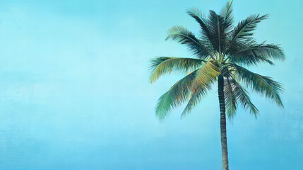 Tropical Palm Tree Silhouettes and Fronds on Pastel Sky Backgrounds for Summer, Travel, and Nature-Themed Design

