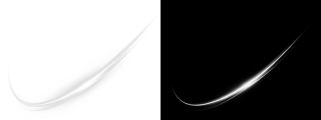  light, white glow in transparent PNG. Futuristic Overlay energy. Second PNG pack: swirl, twirl, line, light, white for stormy, dynamic effects with elegant twist.
