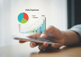Tracking Daily Expenses with Mobile App Visualize Spending and Budgeting for Financial Planning