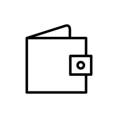 Wallet icon symbol for apps and websites. wallet sign and symbol