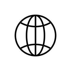 Web icon symbol for apps and websites. go to web sign and symbol. web click icon. Global search icon