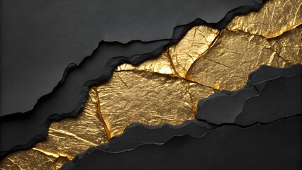 Elegant golden 3D old world map with a ripped paper design and a metallic silver South America silhouette,Aged brown paper with a vintage texture and a subtle light, featuring a grunge pattern that ev