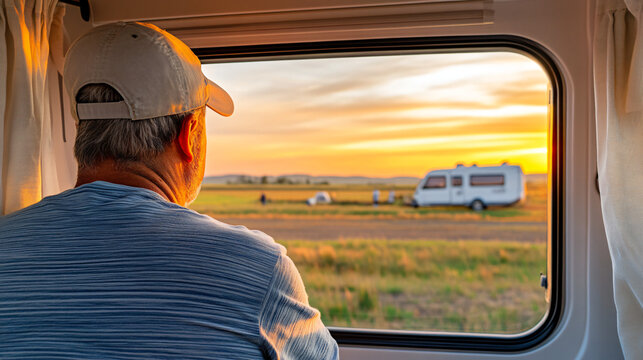 Pensive man gazing out a large window while contemplating life and reflecting on experiences