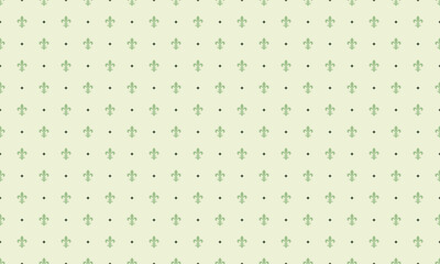 Elegant pale green and sage fleurdelis pattern.  Perfect for backgrounds, website design, stationery, or textile prints.