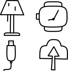 Minimal Technology Icon Set Collection