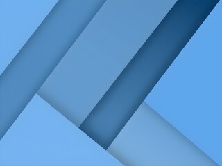 Modern Abstract Background with Geometric Shapes in Blue and Gray Tones – Clean 4K Design for Business or Presentation Use (AI Generated)