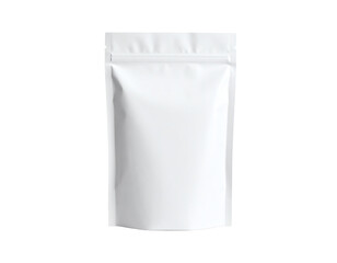 White plastic bag isolated on white with clipping path