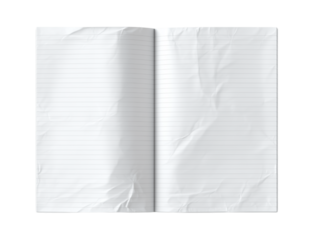 An open notebook with lined pages awaits, its textured pages ready for notes, ideas, and sketches. 