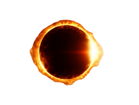 An awe-inspiring celestial event showcasing the sun's corona as it's shadowed in a moment of cosmic dance.