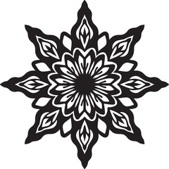 Intricate Circular Mandala Laser Cut Design 