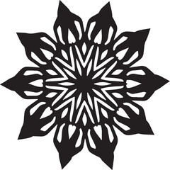 Intricate Circular Mandala Laser Cut Design 