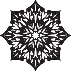 Intricate Circular Mandala Laser Cut Design 