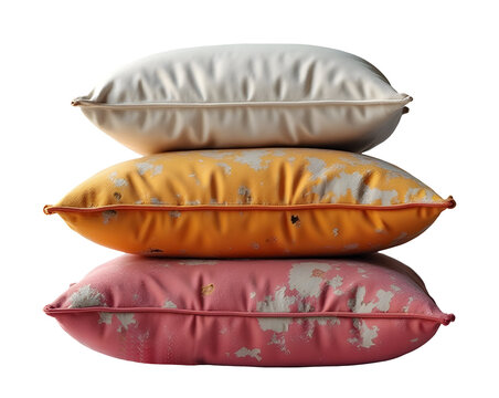 Stack of three pillow makes me comfortable and restful feeling