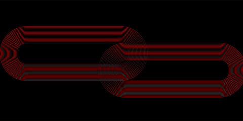 Abstract elegant black background with shiny gold geometric lines. Modern gold diagonal rounded lines pattern. Horizontal banner template. Suitable for covers, posters, presentations, vectors