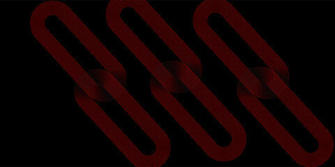 Abstract elegant black background with shiny gold geometric lines. Modern gold diagonal rounded lines pattern. Horizontal banner template. Suitable for covers, posters, presentations, vectors