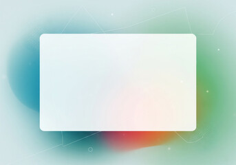 Sleek Abstract Digital Background with Frosted Glass UI Element, Gradient Hues and Modern Geometric Patterns for Creative Design Projects