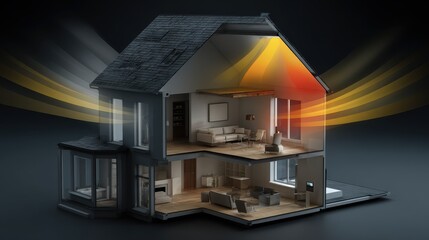 Low-Energy Home Cross-Section Diagram