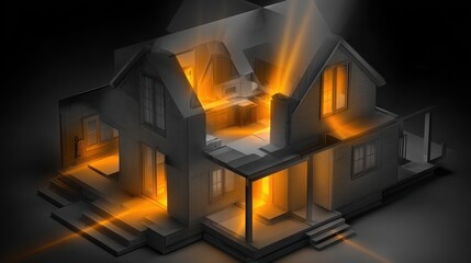 Low-Energy Home Cross-Section Diagram