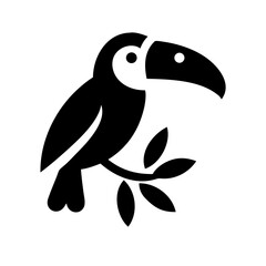 vector illustration of a cartoon parrot