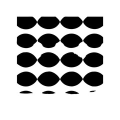 set of black silhouettes of animals