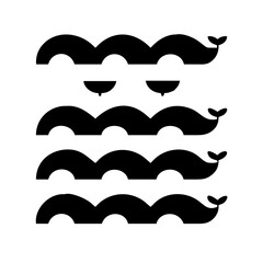vector illustration of a mustache icon